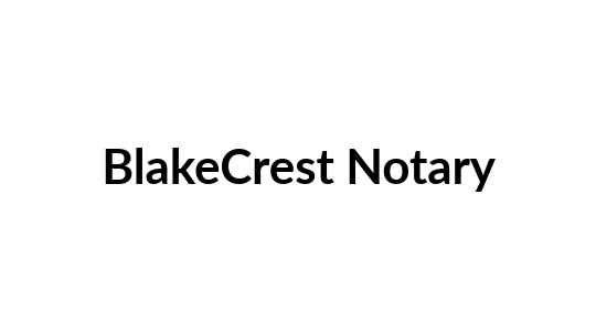 BlakeCrest Notary